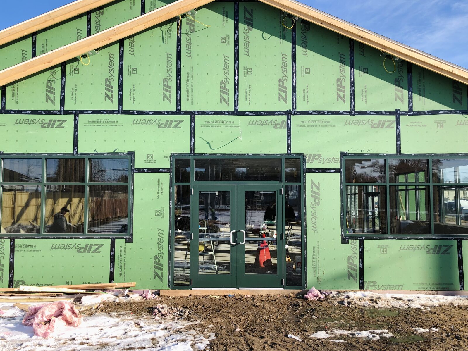 Residential vinyl windows installed by Reed City Glass West Michigan home