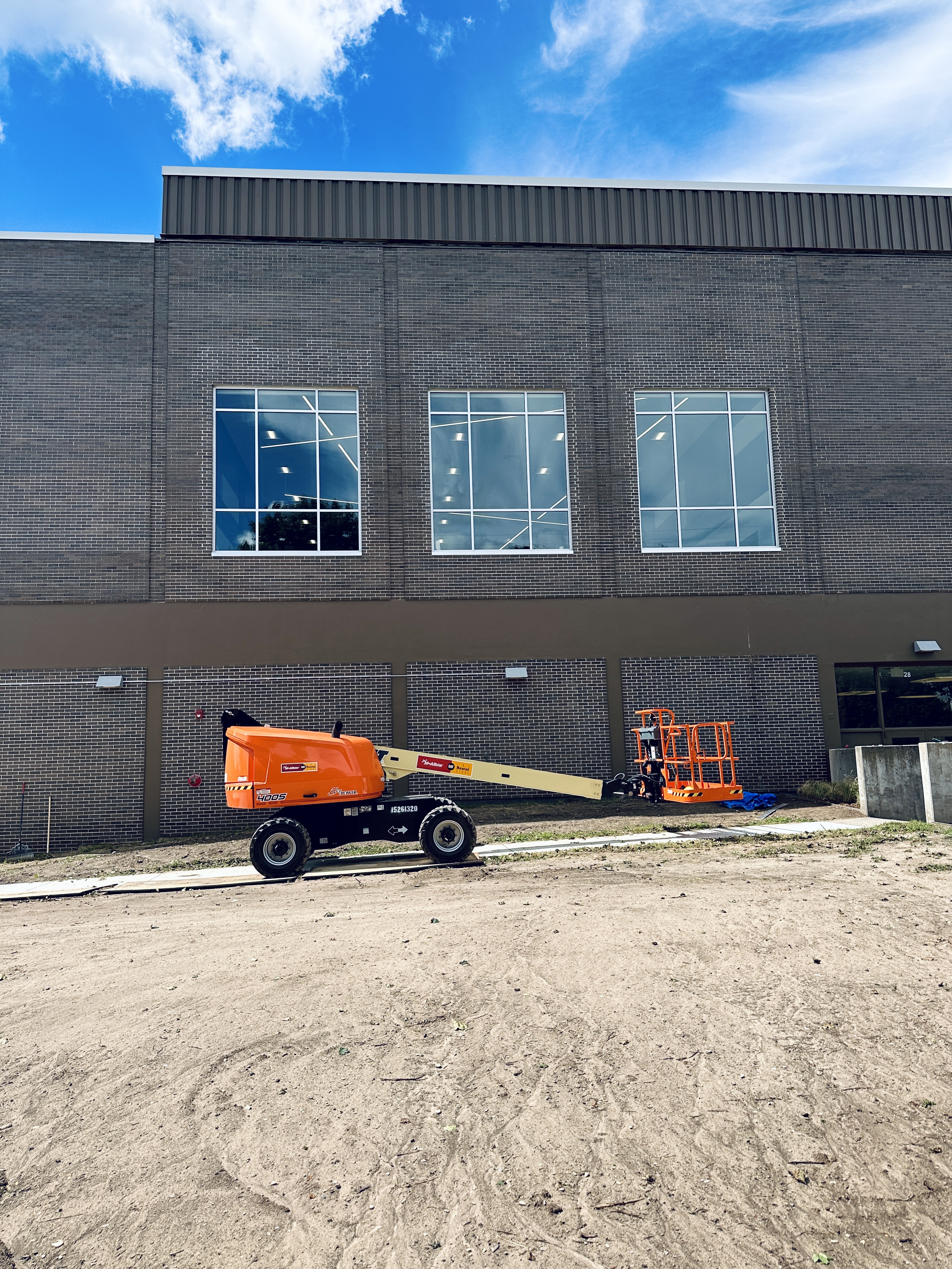 Commercial window installation West Michigan