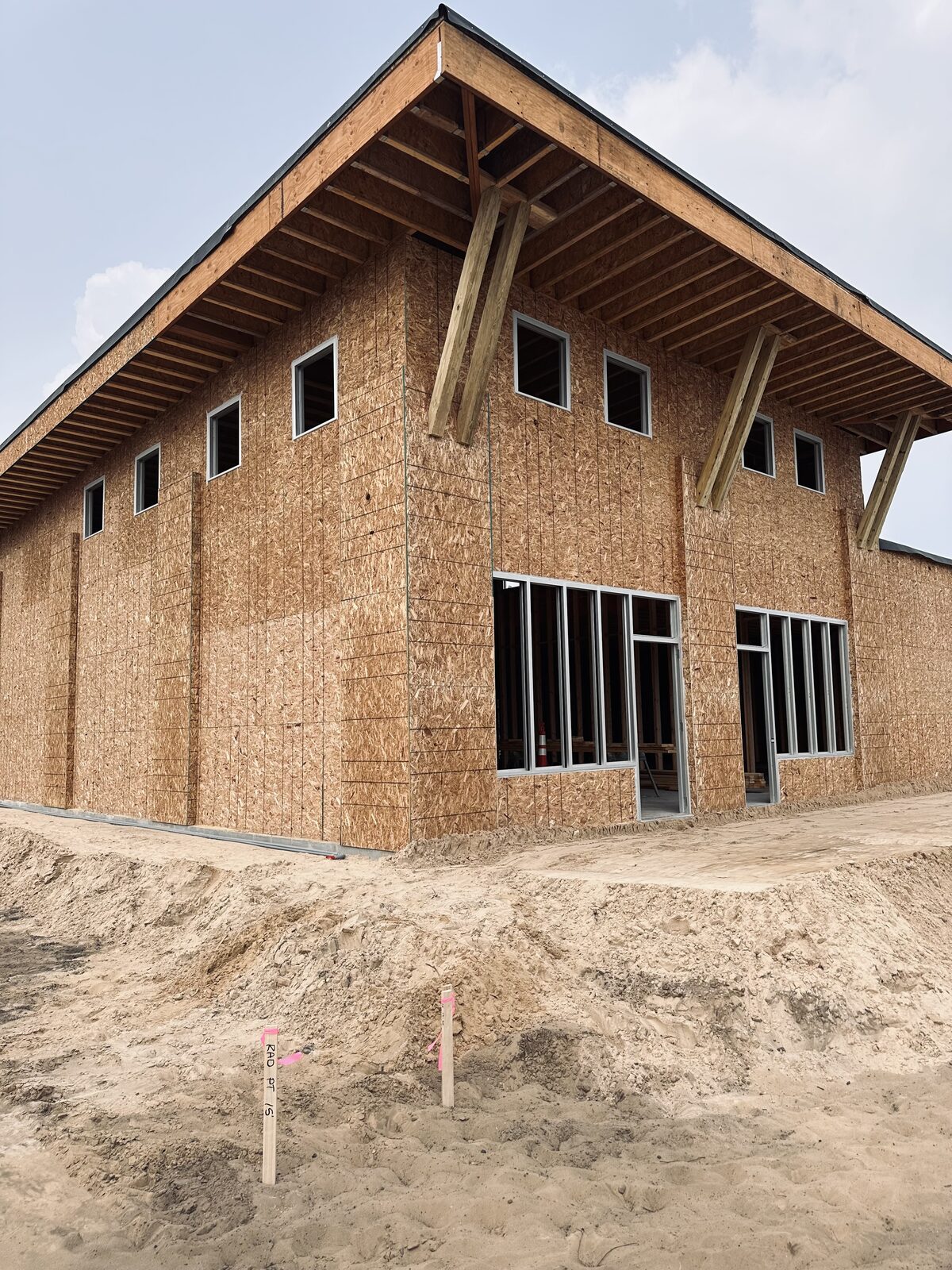 Replacement window installation project by Reed City Glass Michigan