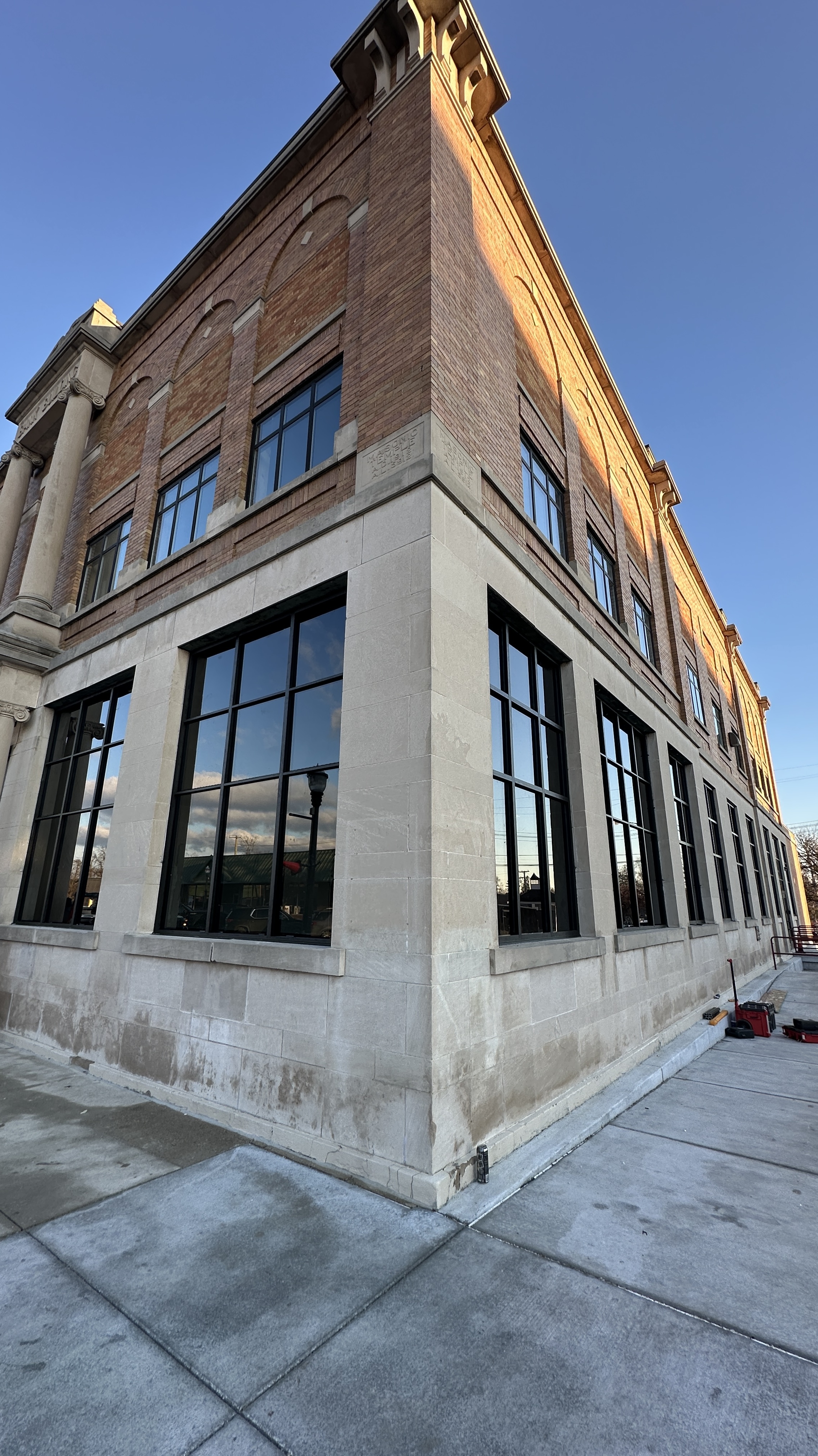 Glass and window installation project by Reed City Glass West Michigan